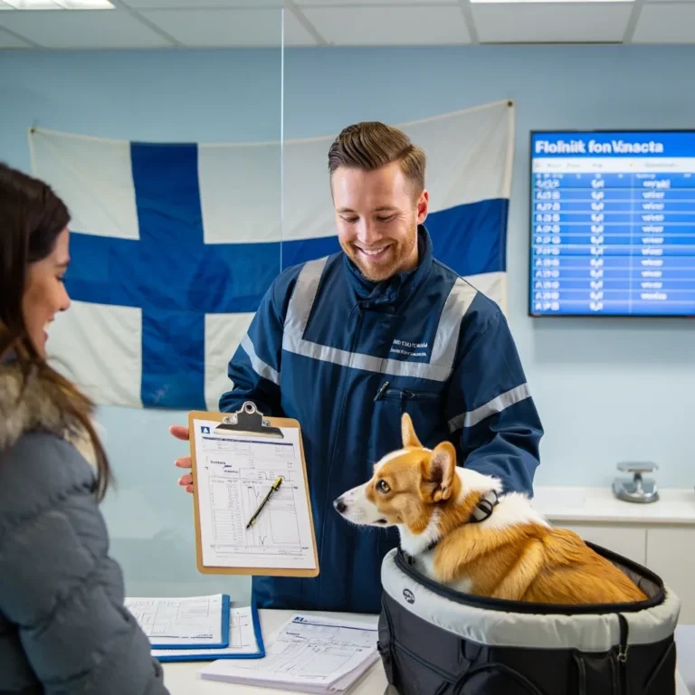 Trusted usa to finland pet transport airport clearance process